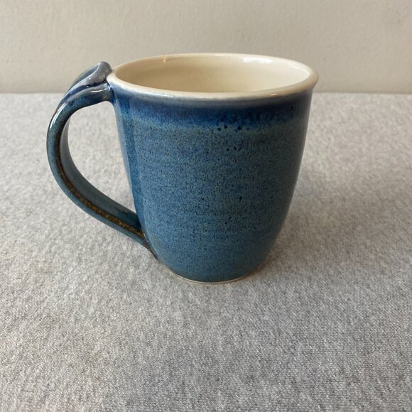 Artisan Blue Aries Zodiac Theme Ceramic Embossed Coffee Mug - Picture 3 of 8